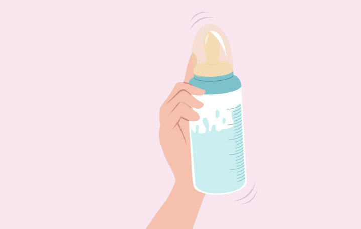 5) Mix well and let baby enjoy their bottle! 