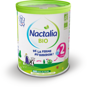Lait infantile biologique 2e âge – Nactalia Bio