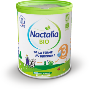 Lait infantile biologique 3e âge – Nactalia Bio
