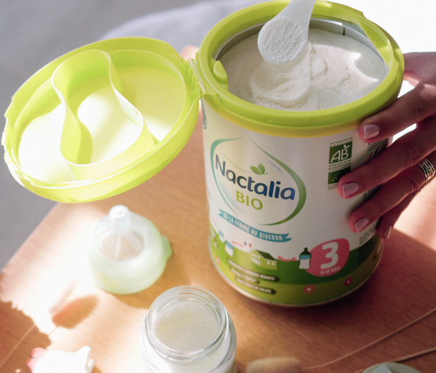 Notre gamme Nactalia Bio n'est pas concernée par le rappel des laits infantiles en cours.