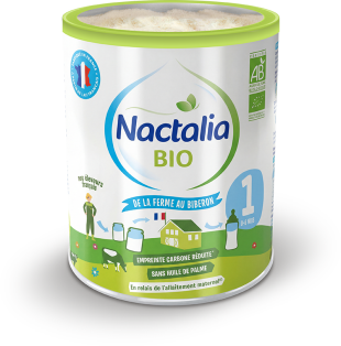 Nactalia Bio 1ère âge – Lait infantile biologique