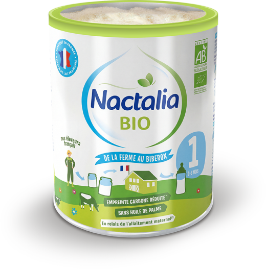 Nactalia Bio 1ère âge – Lait infantile biologique